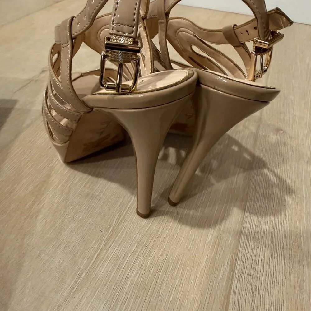 Jessica Simpson Belamy Tan Heels